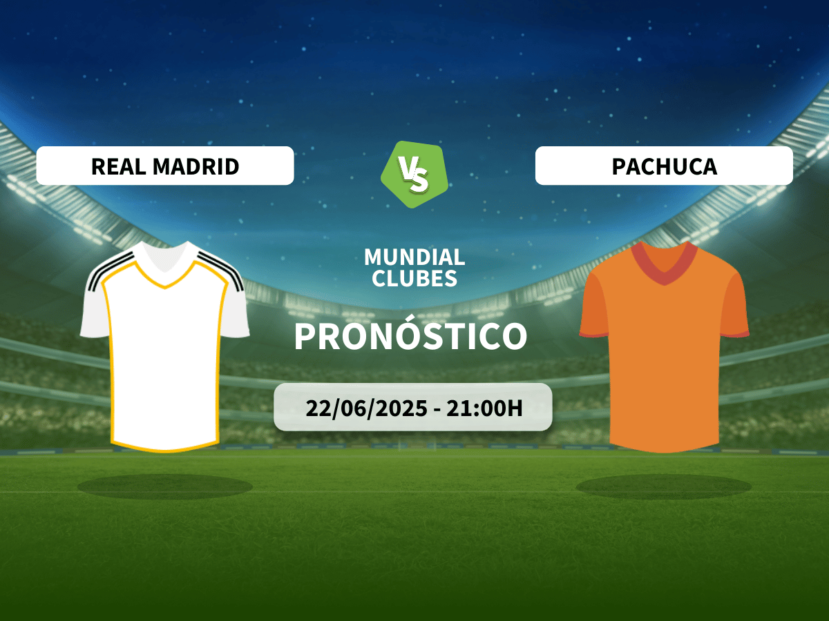 Pronóstico Real Madrid vs Pachuca (22/06/2025)