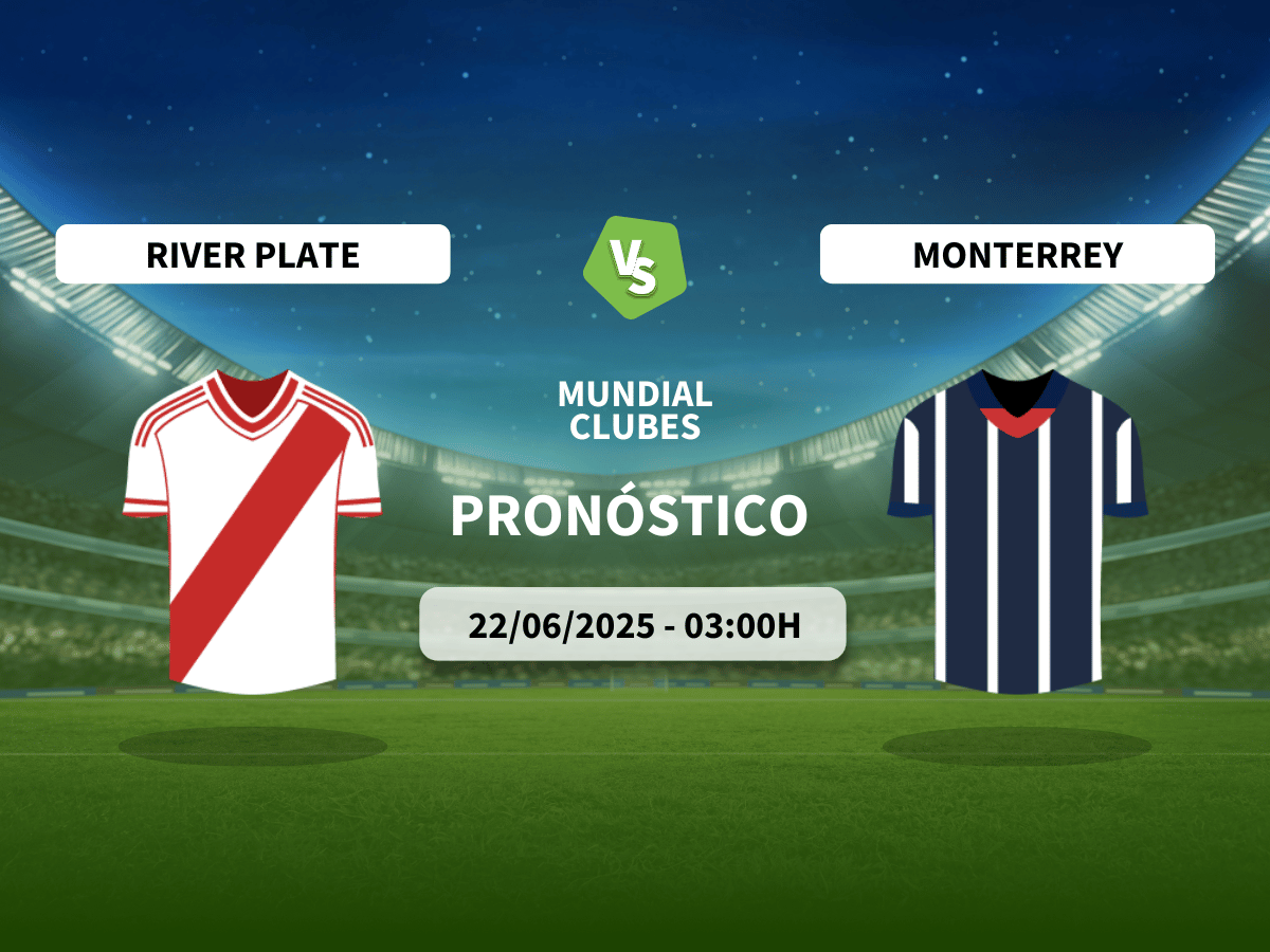 Pronóstico River Plate vs Monterrey (22/06/2025)