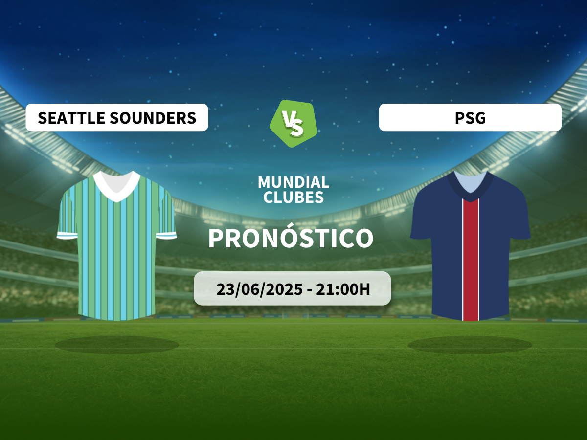 Pronóstico Seattle Sounders vs PSG (23/06/2025)
