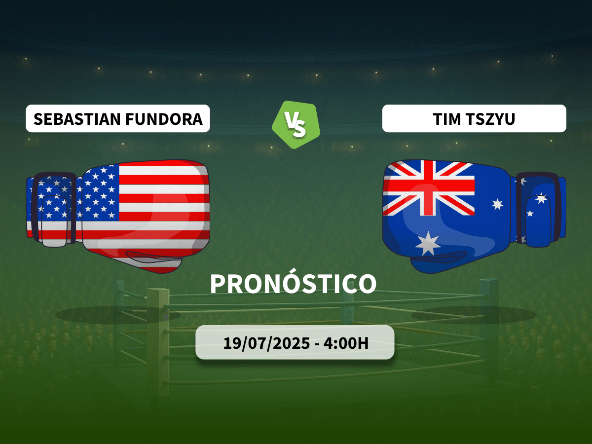 Pronóstico combate Sebastian Fundora vs Tim Tszyu (19/07/2025)