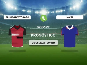 Pronóstico CONCACAF Trinidad y Tobago vs Haití (20/06/2025)