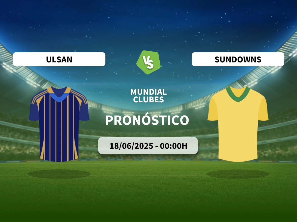 Ulsan  – Mamelodi Sundowns en streaming (18/06/25) | Mundial de Clubes