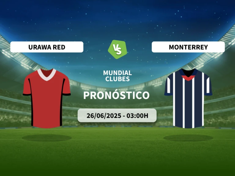 Pron&oacute;stico Urawa Red Diamonds vs Monterrey (25/06/2025)
