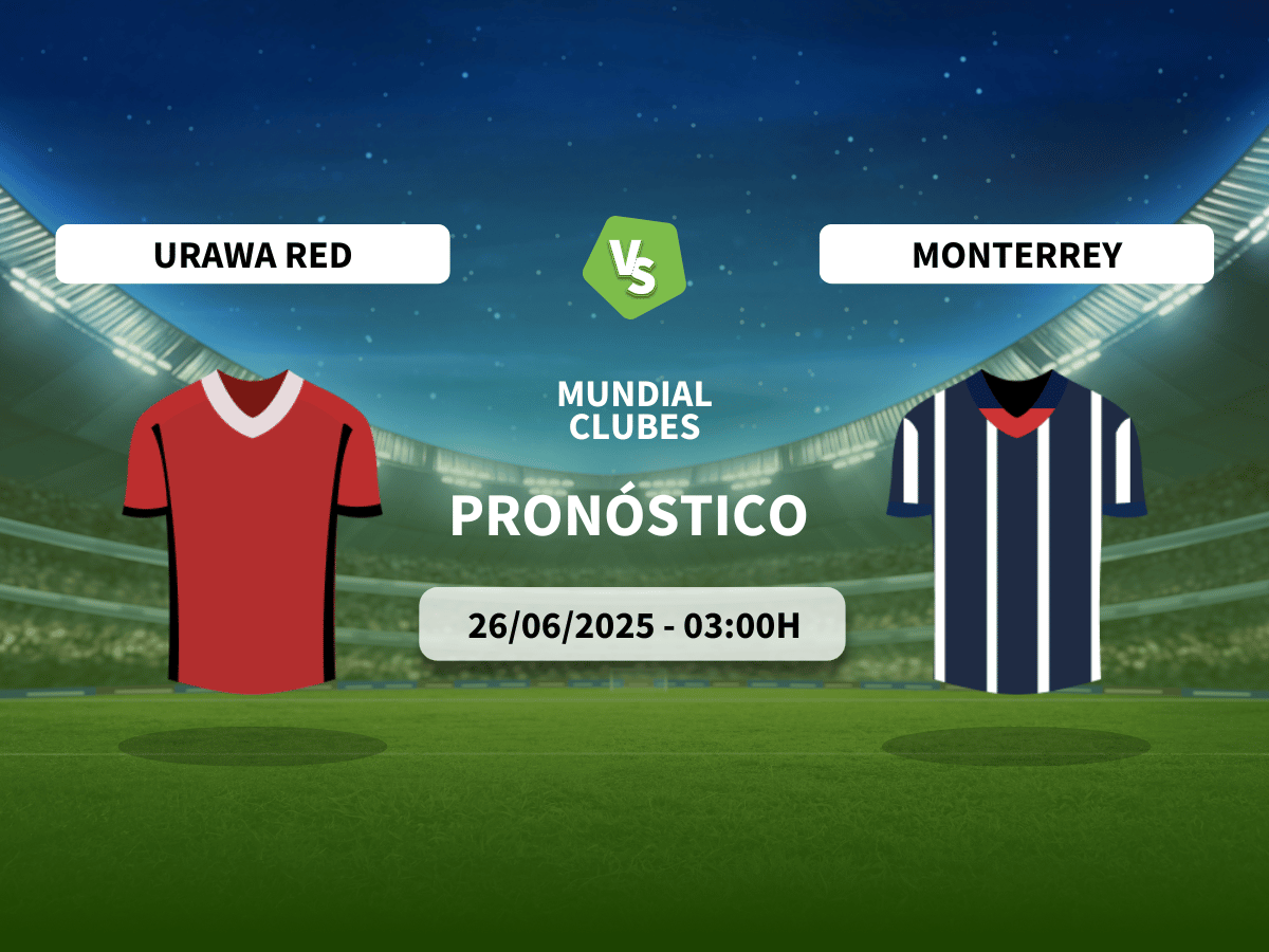 Pronóstico Urawa Red Diamonds vs Monterrey (25/06/2025)