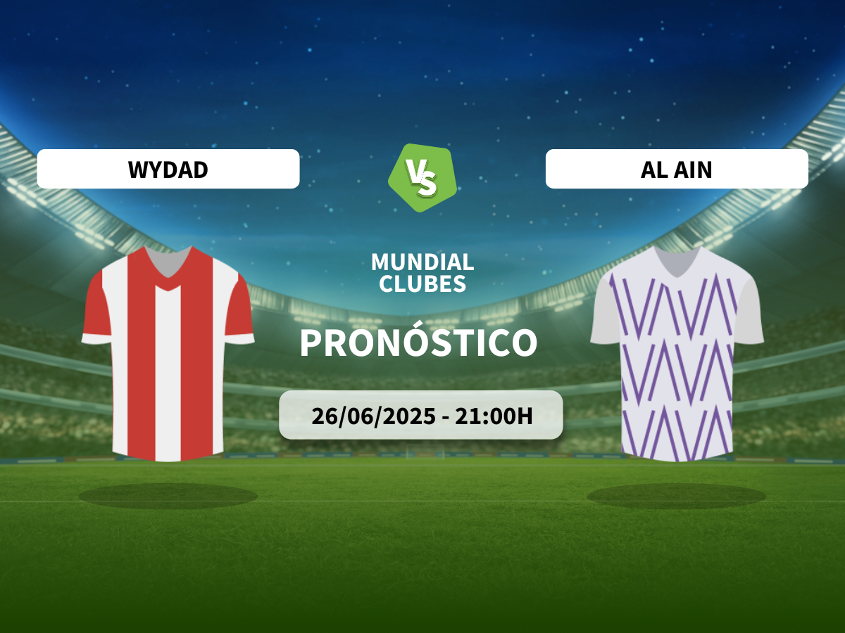 Pronóstico Wydad vs Al Ain (26/06/2025)