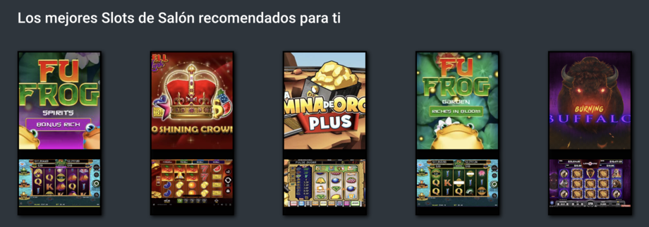 slots de salon en codere