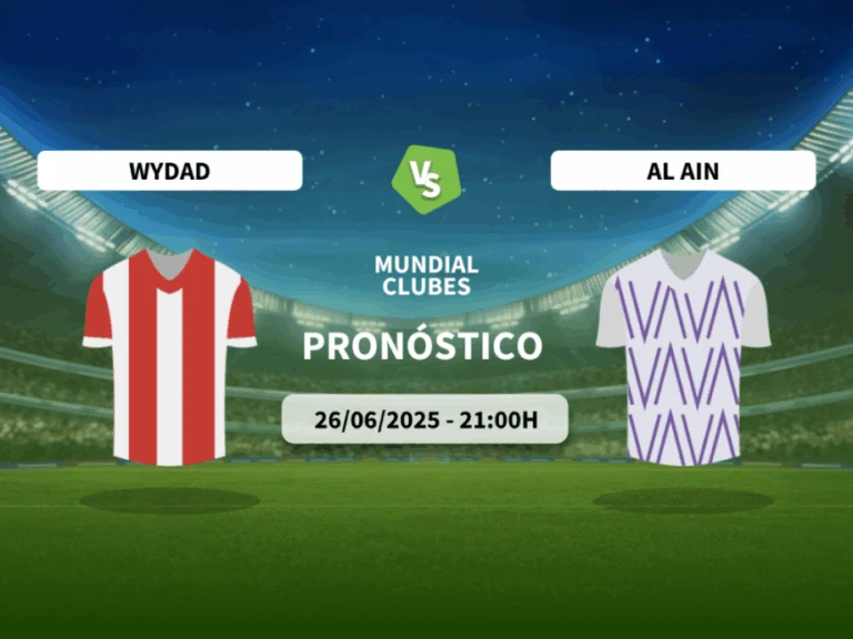 Pron&oacute;stico Wydad vs Al Ain (26/06/2025)