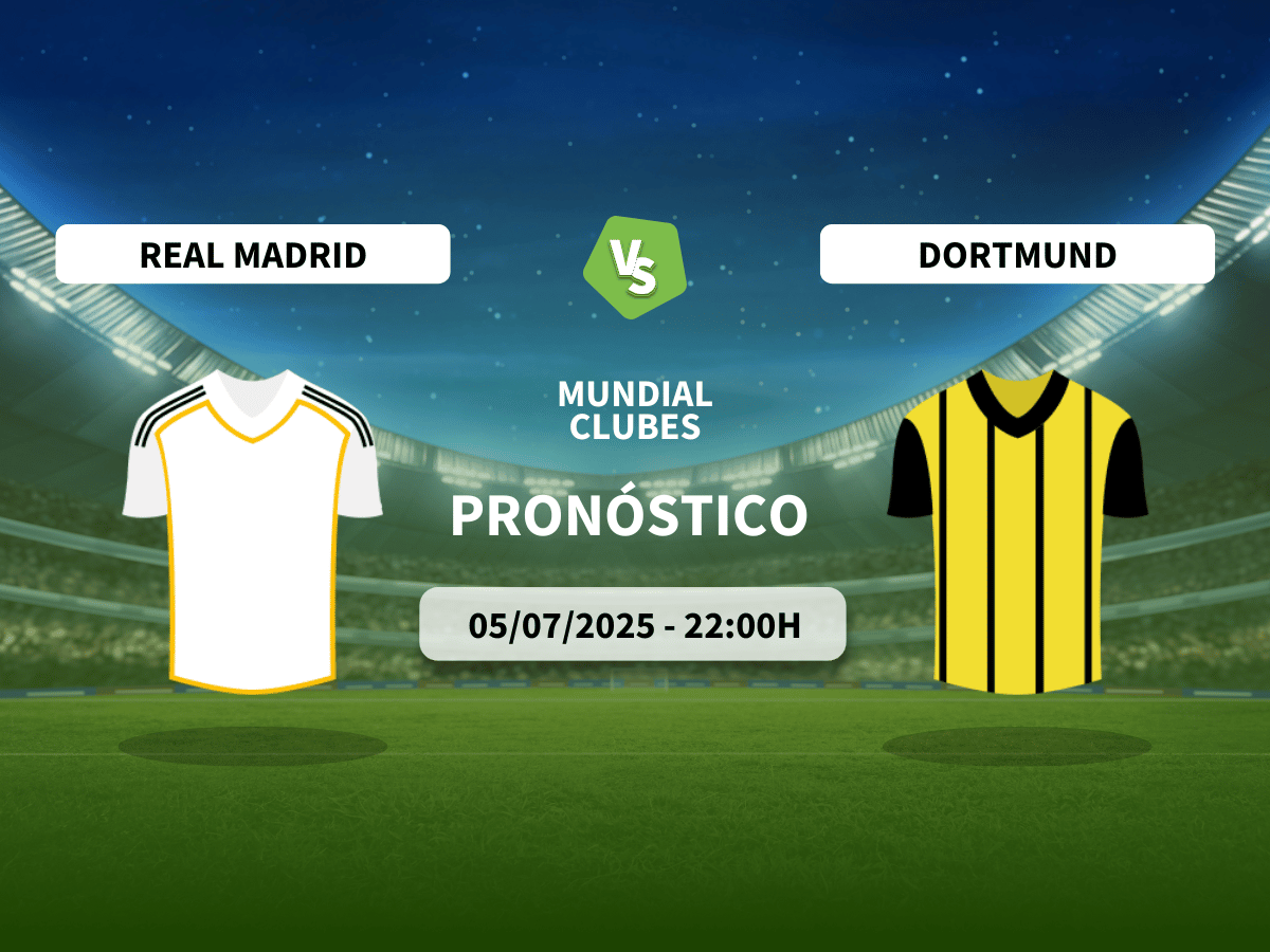 Pronóstico Real Madrid vs Borussia Dortmund (05/07/2025)