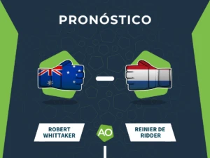 Pronóstico Whittaker vs de Ridder