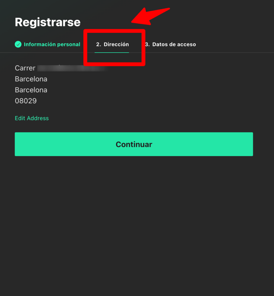registro bet365 paso 2 info personal 2
