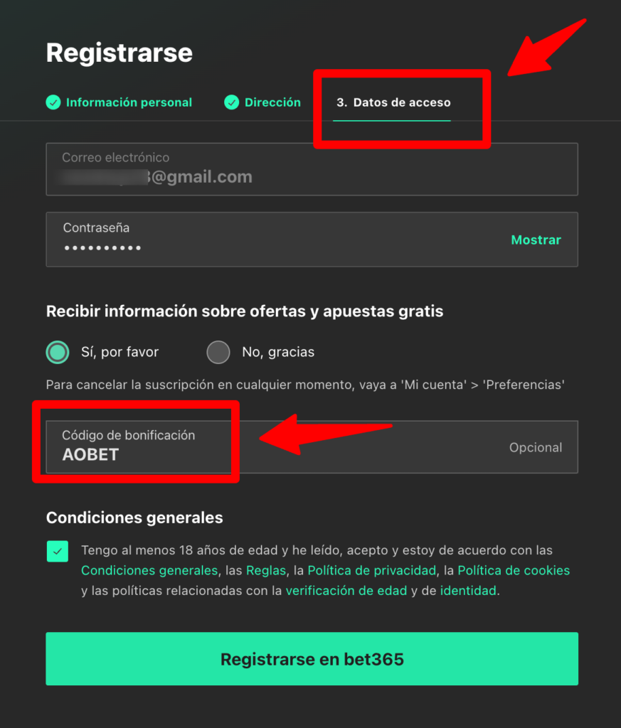 registro bet365 paso 2 info personal 3