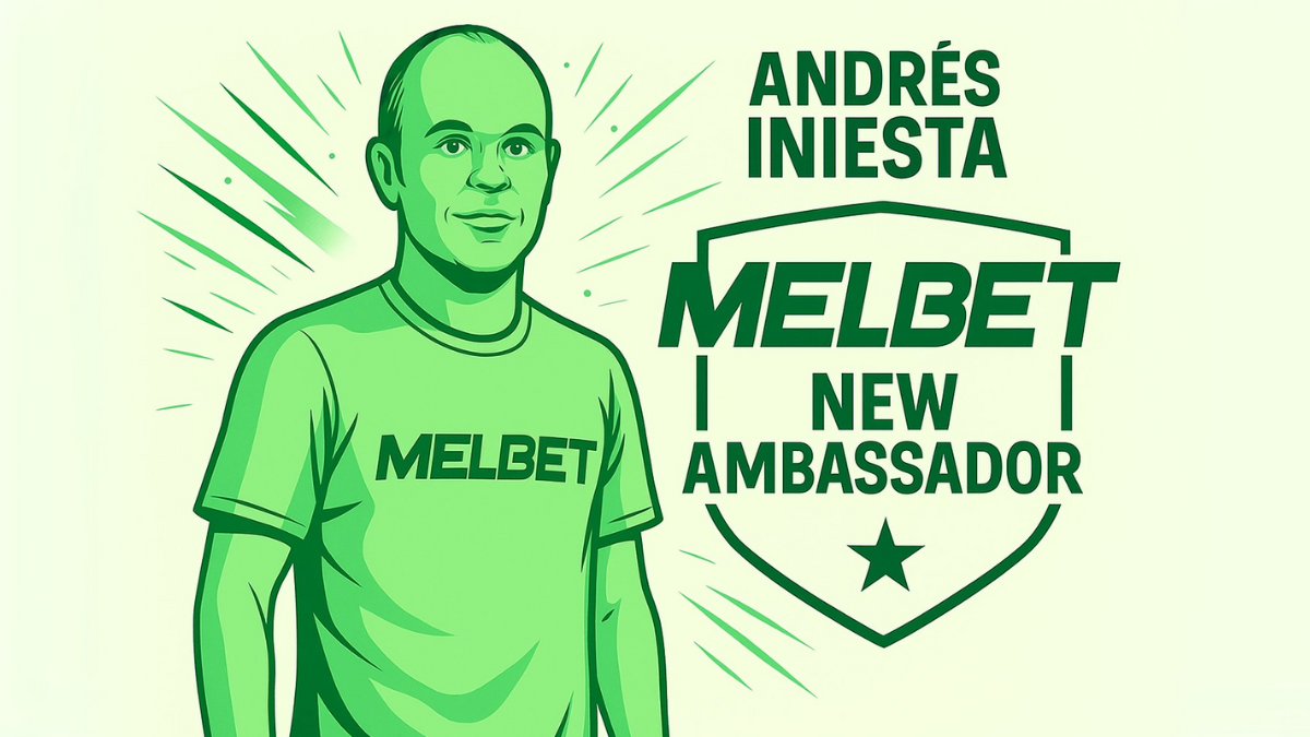 Andrés Iniesta nuevo embajador de MelBet