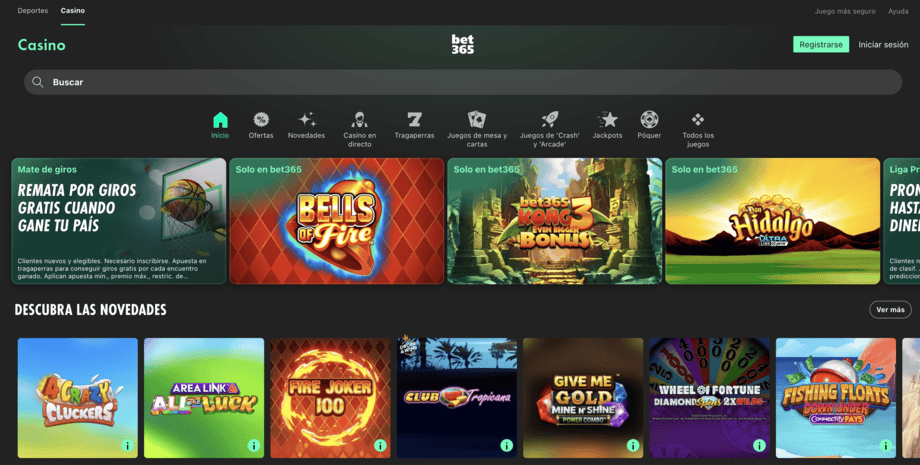 bet365 casino catalogo de juegos