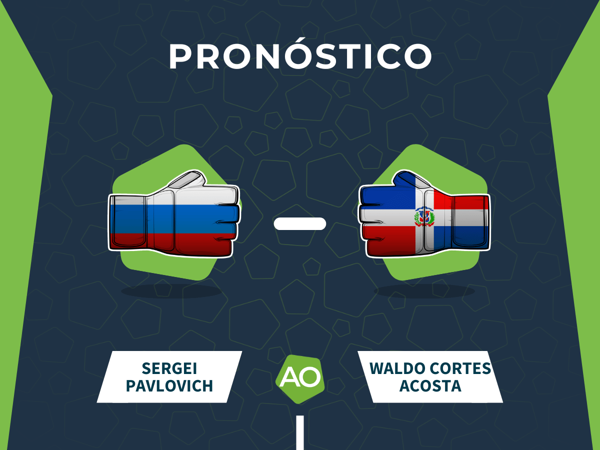Prónostico combate Sergei Pavlovich vs Waldo Cortes Acosta - UFC Fight Night