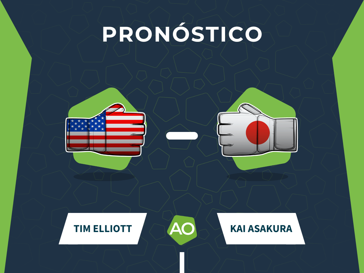 Prónostico combate Tim Elliott vs Kai Asakura - UFC 319