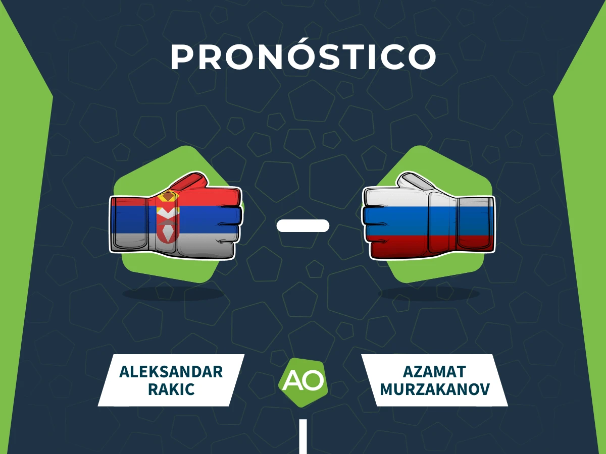 Pronóstico combate Aleksandar Rakic vs Azamat Murzakanov - UFC 321 (25/10/25)