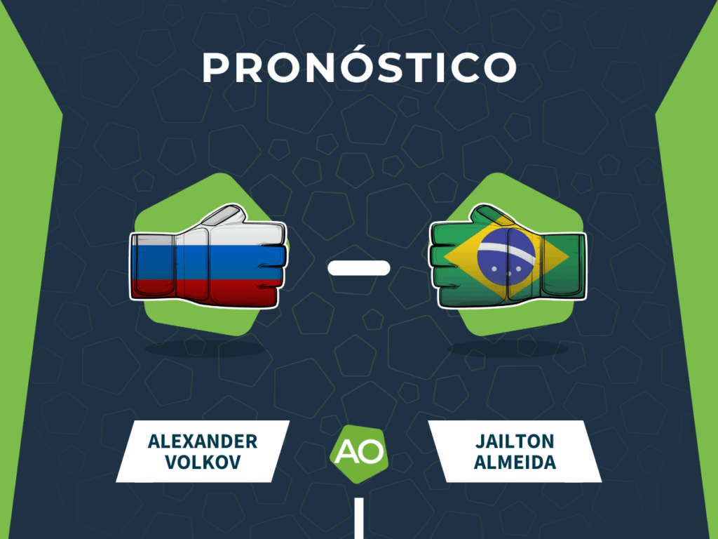 Pronóstico combate Alexander Volkov vs Jailton Almeida - UFC 321 (25/10/25)