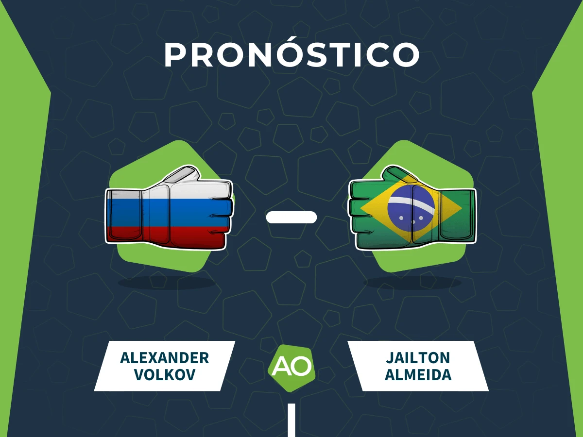 Pronóstico combate Alexander Volkov vs Jailton Almeida - UFC 321 (25/10/25)
