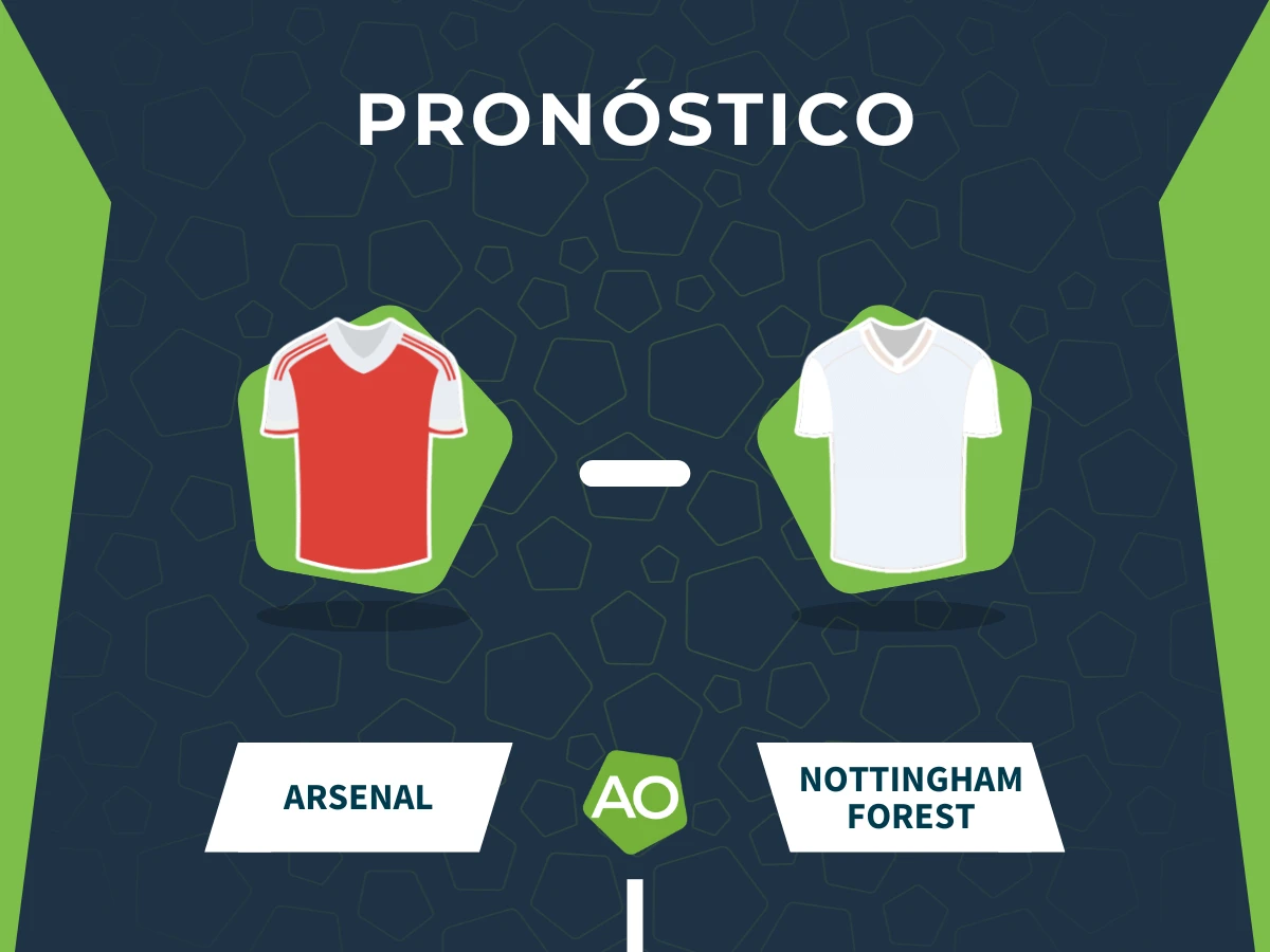 Pronóstico Arsenal vs Nottingham Forest - Premier League 2025/26