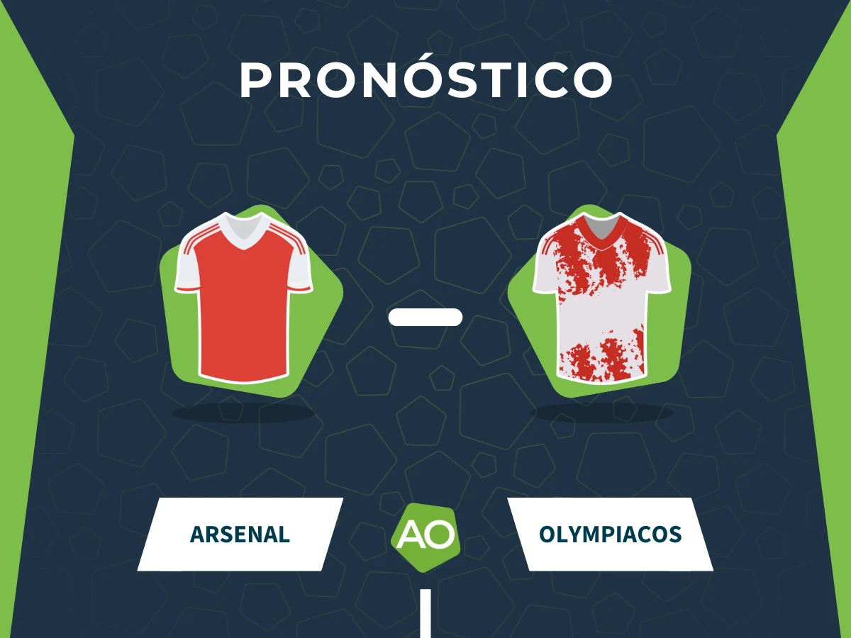 Pronóstico Arsenal vs Olympiacos - Champions League 2025/26