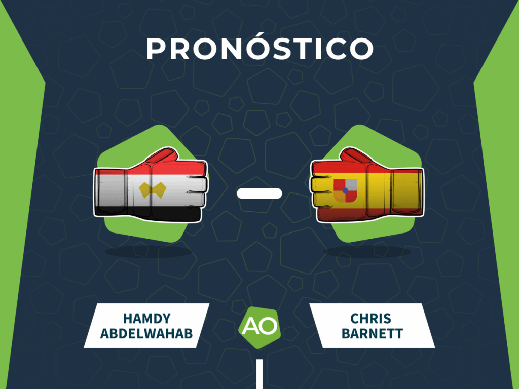 Pronóstico combate Hamdy Abdelwahab vs Chris Barnett - UFC 321 (25/10/25)