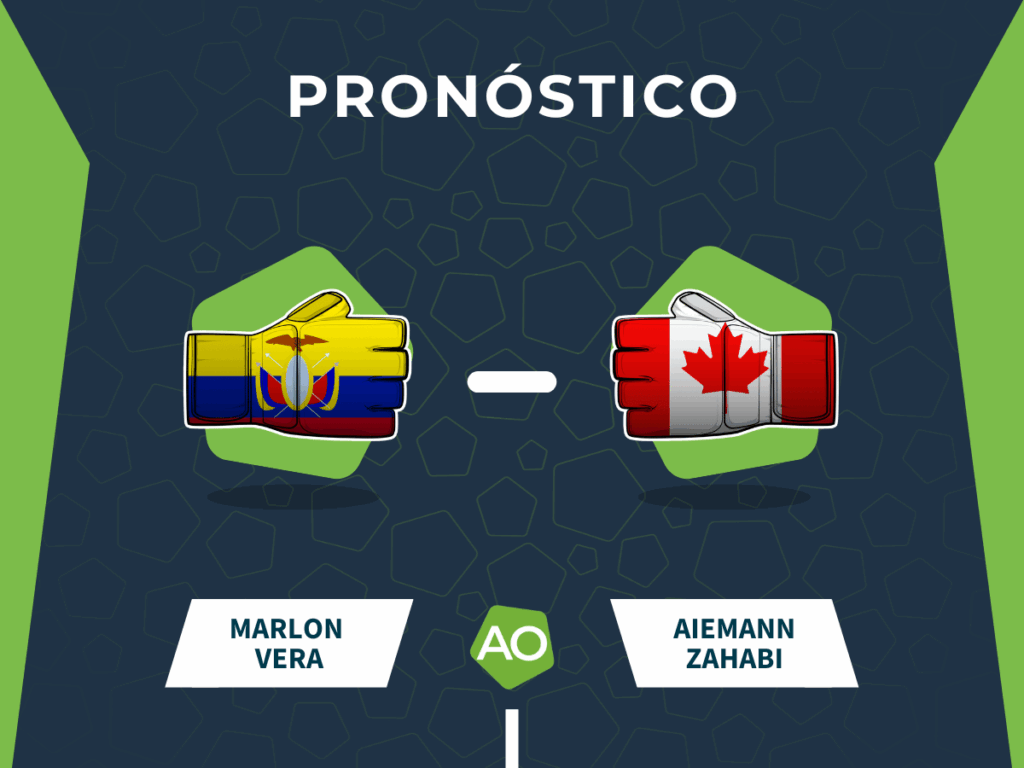 Pronóstico combate Marlon Vera vs Aiemann Zahabi - UFC Fight Night