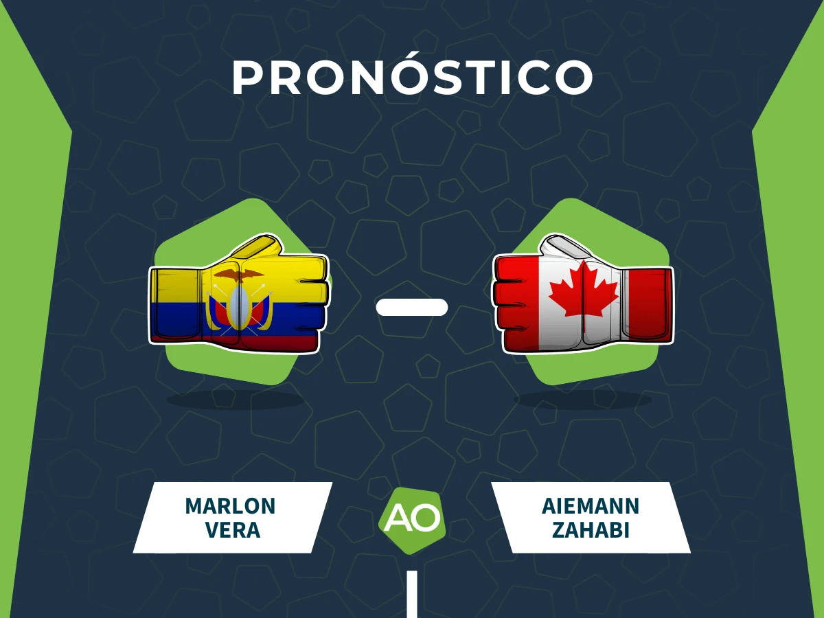 Pronóstico combate Marlon Vera vs Aiemann Zahabi - UFC Fight Night