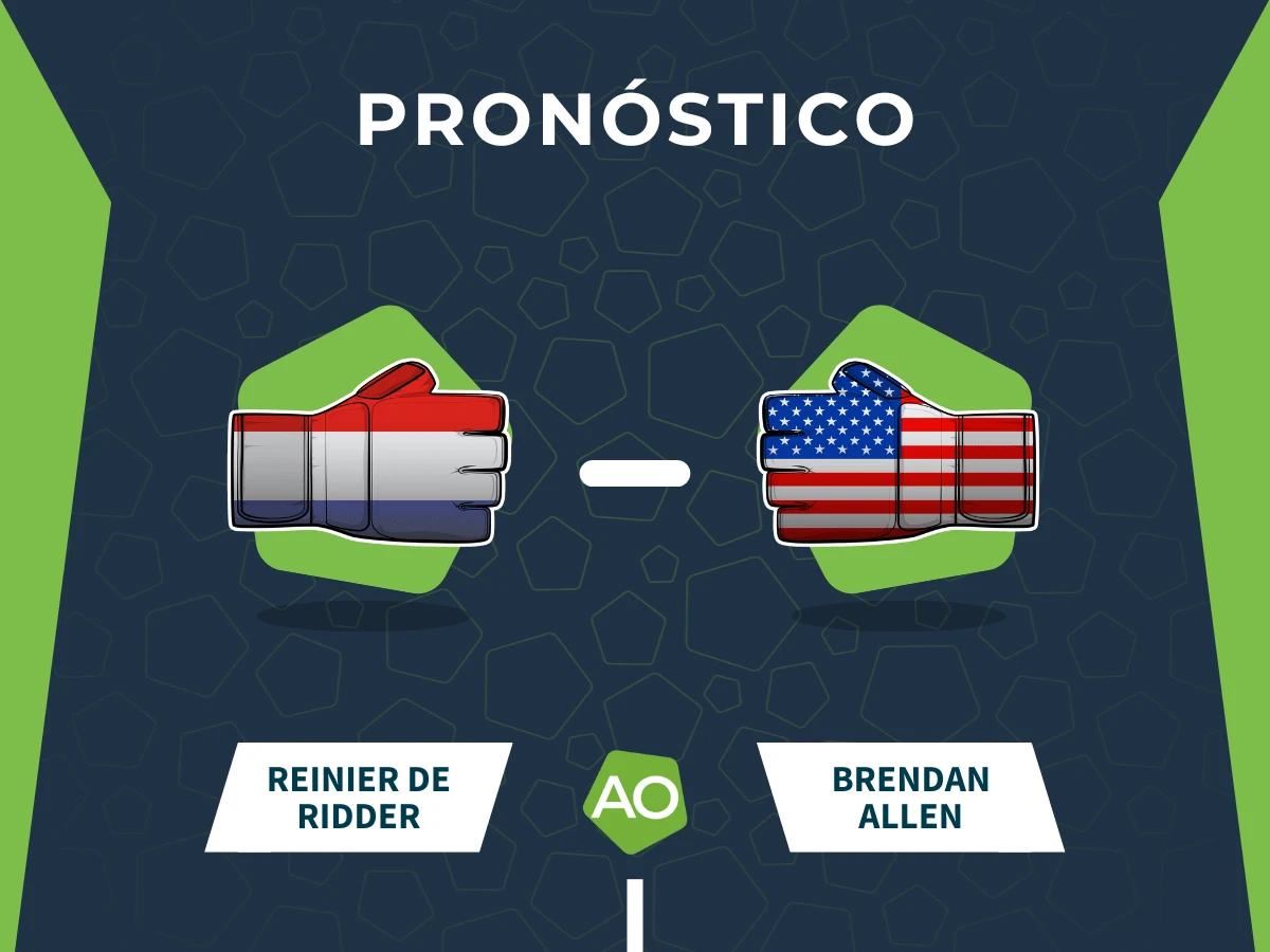 Pronóstico combate Reinier De Ridder vs Brendan Allen - UFC Fight Night