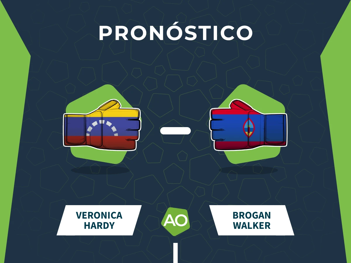 Pronóstico combate Veronica Hardy vs Brogan Walker - UFC 320 (05/10/25)