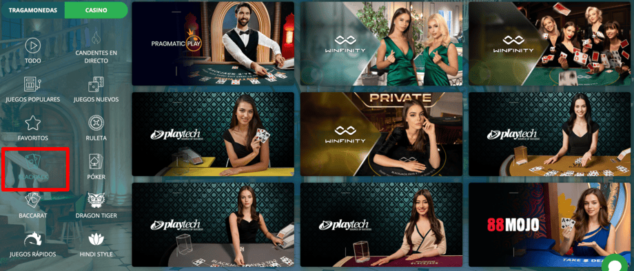 22bet casino seccion blackjack