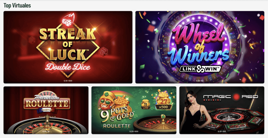 paf casino seccion ruletas virtuales