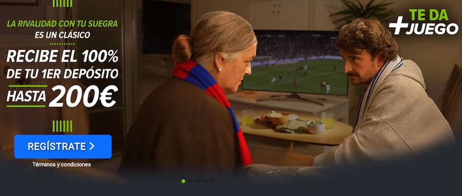 Imagen promoción Codere bono bienvenida Clásico Real Madrid vs Barcelona