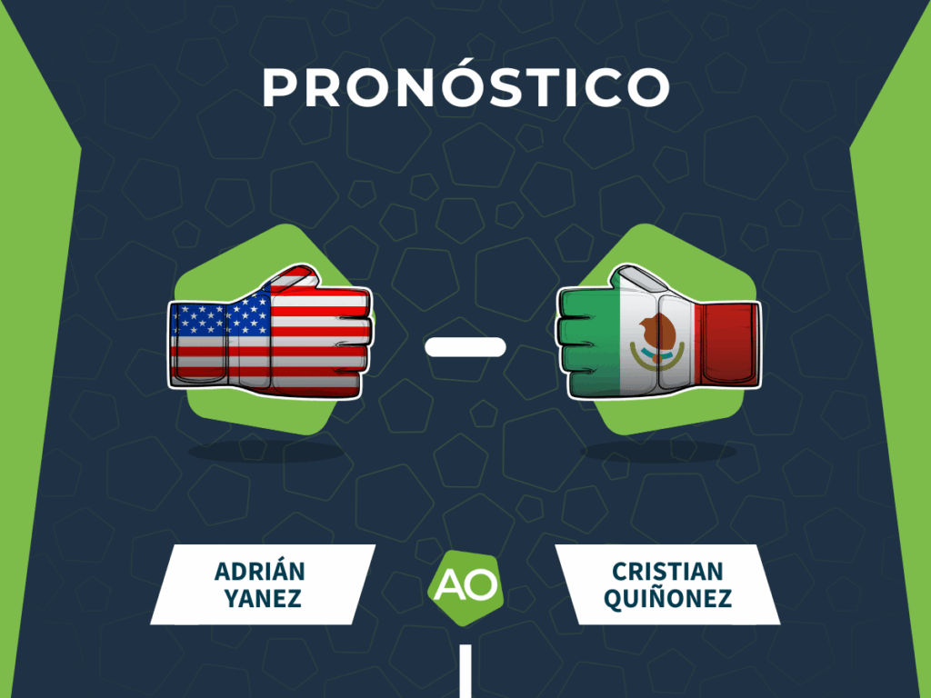 Pronóstico combate Adrián Yanez vs Cristian Quiñonez - UFC Fight Night (09/11/25)