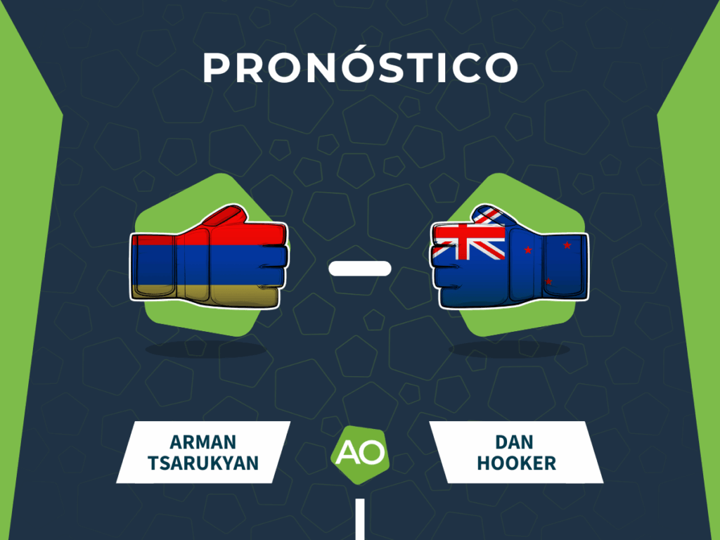 Pronóstico combate Arman Tsarukyan vs Dan Hooker - UFC Fight Night (22/11/25)