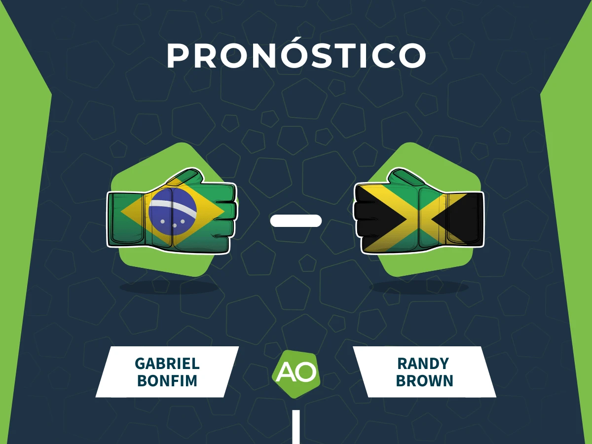 Pronóstico combate Gabriel Bonfim vs Randy Brown - UFC Fight Night (09/11/25)