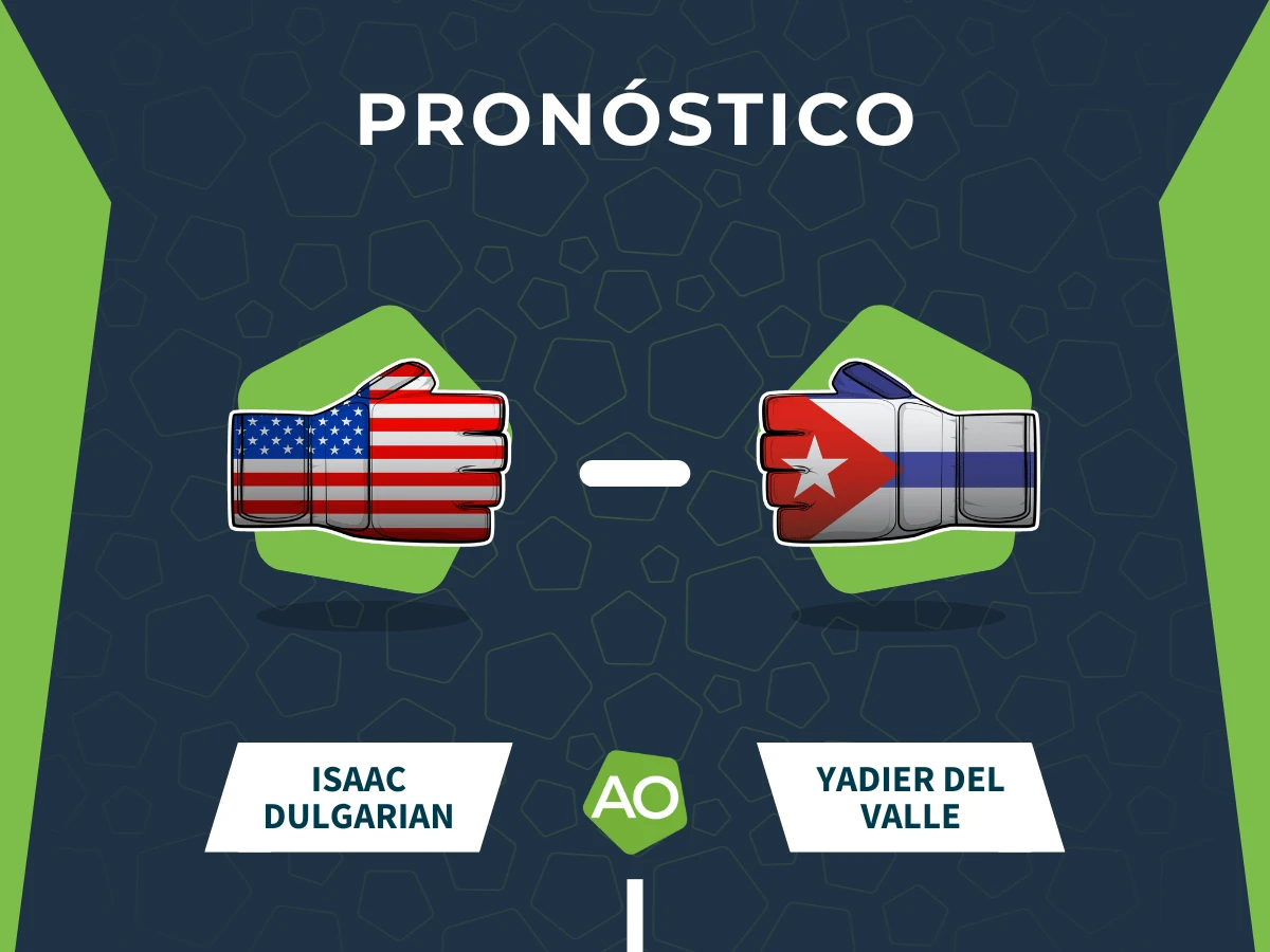 Pronóstico combate Isaac Dulgarian vs Yadier del Valle - UFC Fight Night (02/11/25)