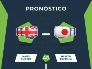 Pronóstico combate James Dickens vs Hayato Tsutsumi (27/12/25)