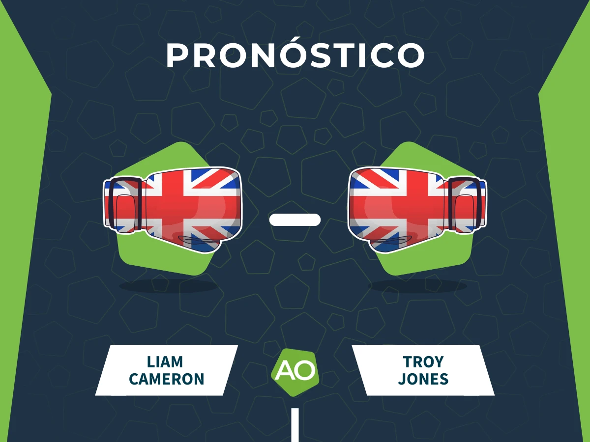 Pronóstico combate Liam Cameron vs Troy Jones (01/11/25)