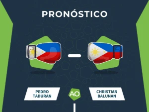 Pronóstico combate Pedro Taduran vs Christian Balunan (26/10/25)