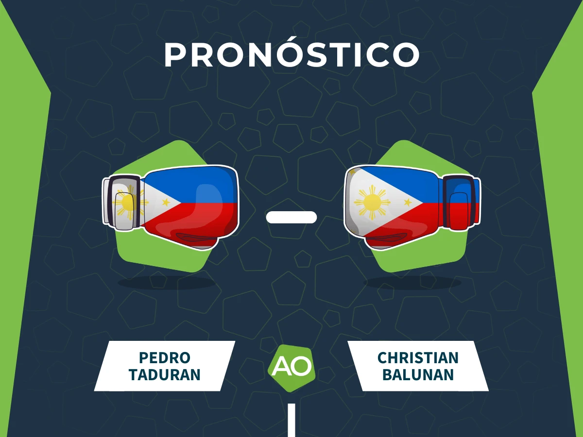 Pronóstico combate Pedro Taduran vs Christian Balunan (26/10/25)
