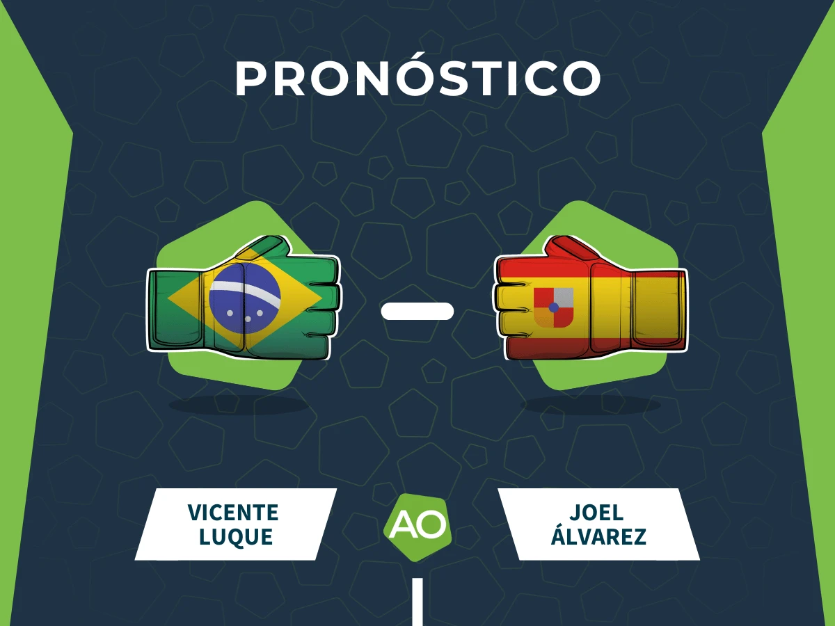 Pronóstico combate Vicente Luque vs Joel Alvarez - UFC Fight Night (12/10/25)