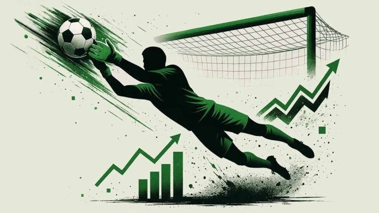 Imagen destacada estrategias y estadísticas de apuestas a las paradas y salvadas de los porteros en fútbol