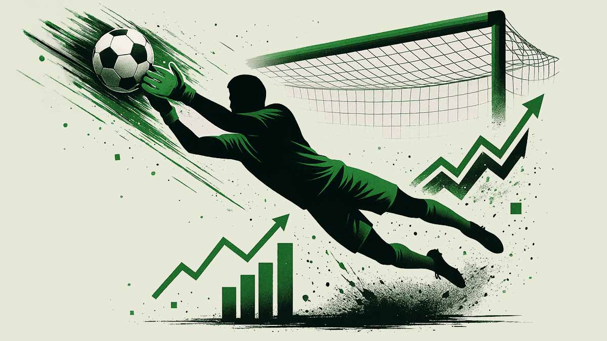 Imagen destacada estrategias y estadísticas de apuestas a las paradas y salvadas de los porteros en fútbol