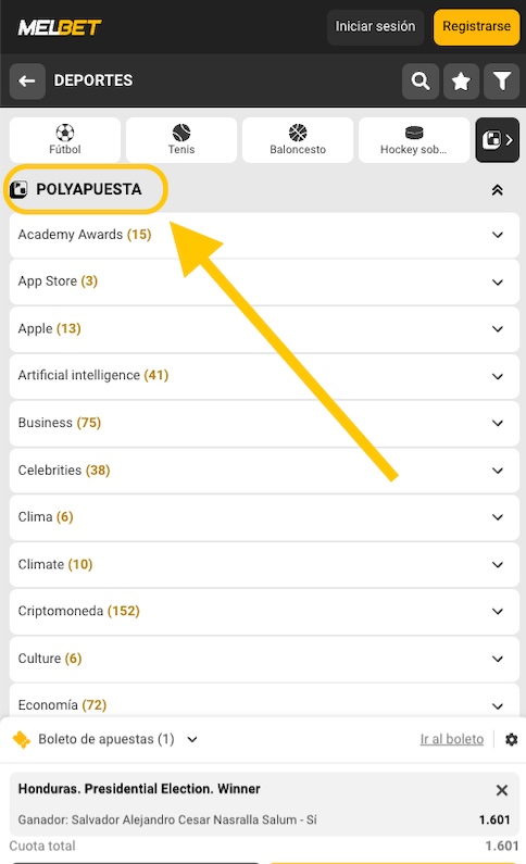 Imagen cuotas apuestas candidatos presidente elecciones honduras 2025  - Melbet movil