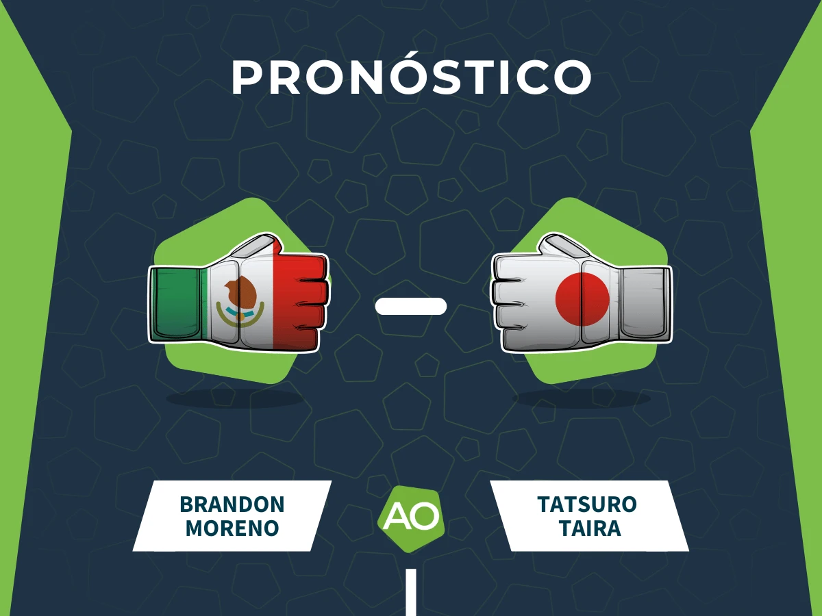 Pronóstico combate Brandon Moreno vs Tatsuro Taira - UFC 323 (07/12/25)