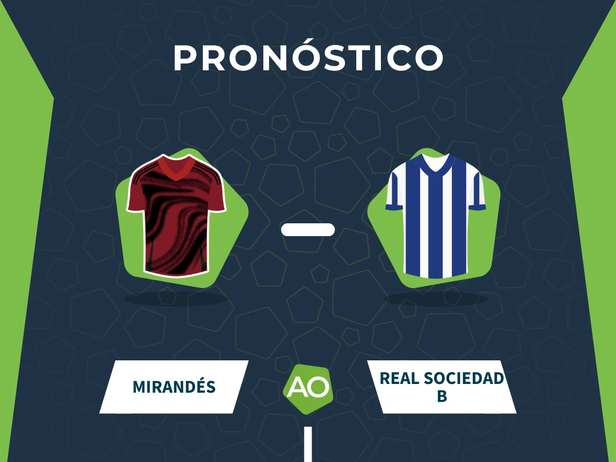 Pronóstico Mirandés vs Real Sociedad B - LaLiga Hypermotion 2025/26