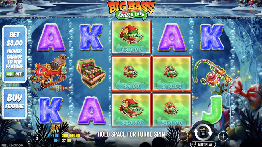 slot Big Bass Christmas Frozen Lake casino gran madrid
