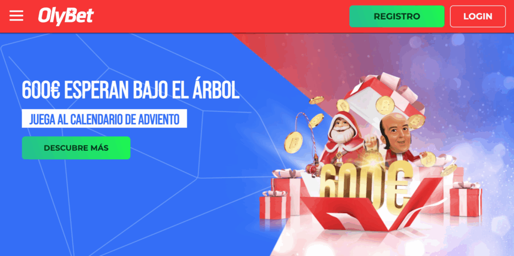 calendario de adviento en olybet casino para la navidad 2025