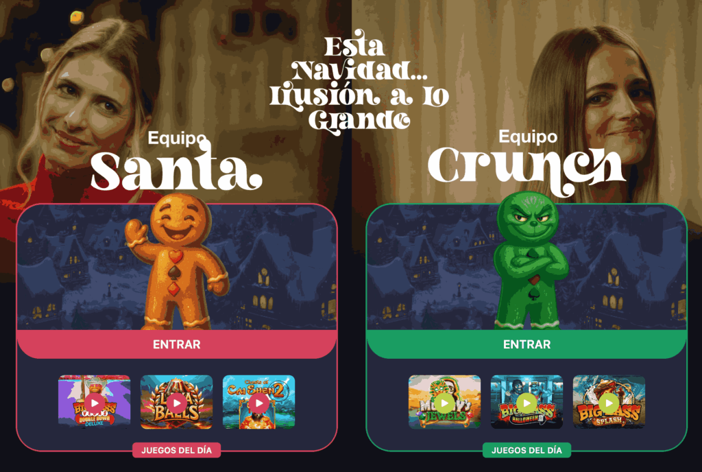 promo de navidad en casino gran madrid equipo santa equipo crunch 2025