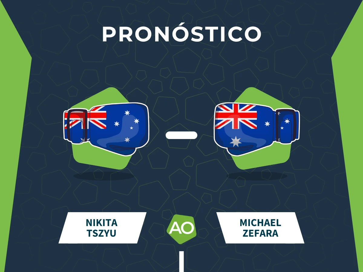 Pron&oacute;stico combate Nikita Tszyu vs Michael Zefara (16/01/26)